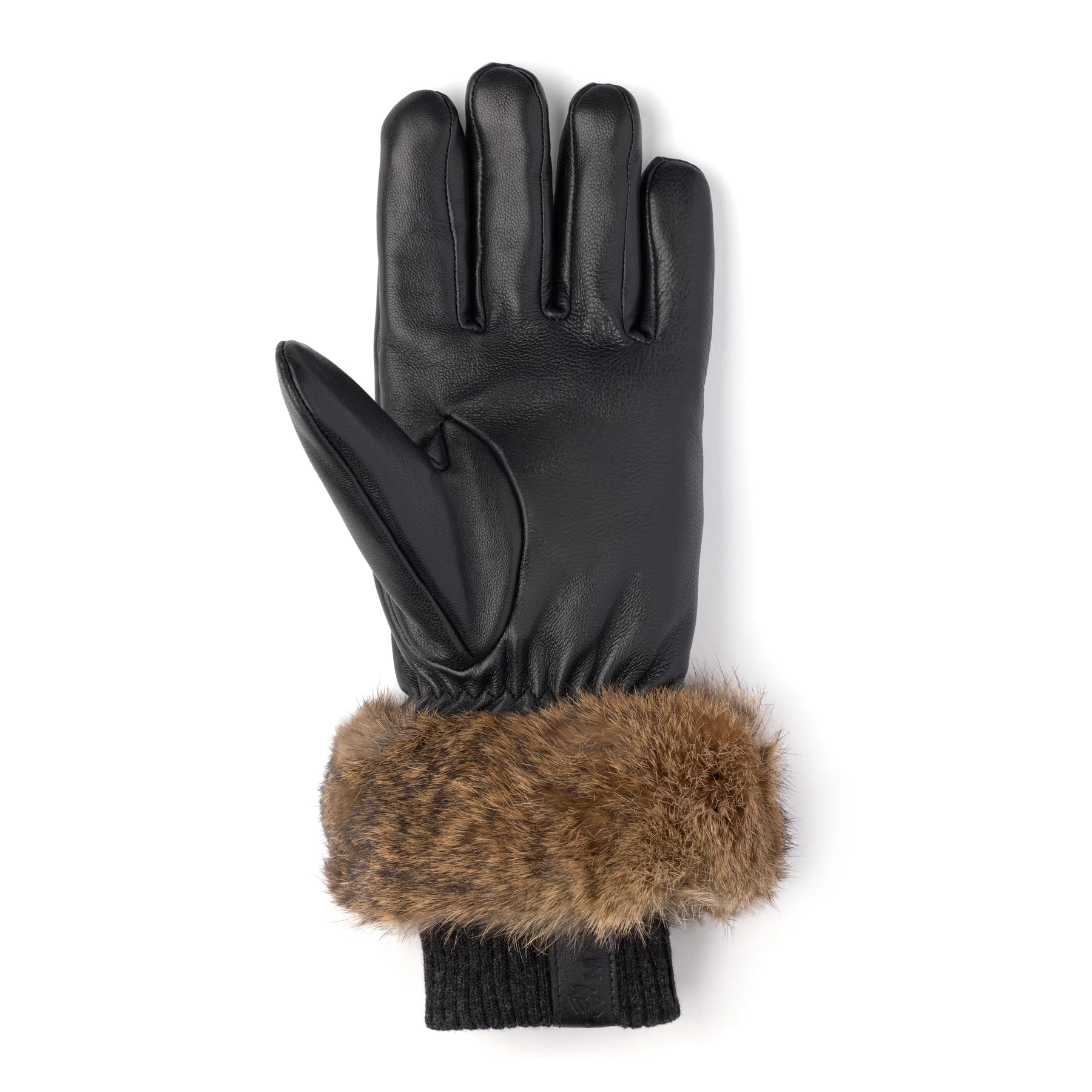 Fur Trim Leather Glove - Image 6