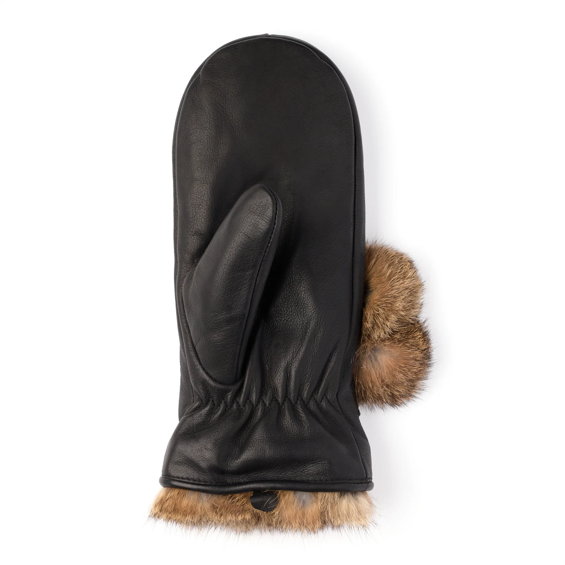 Pom Pom Leather Mitt - Image 6