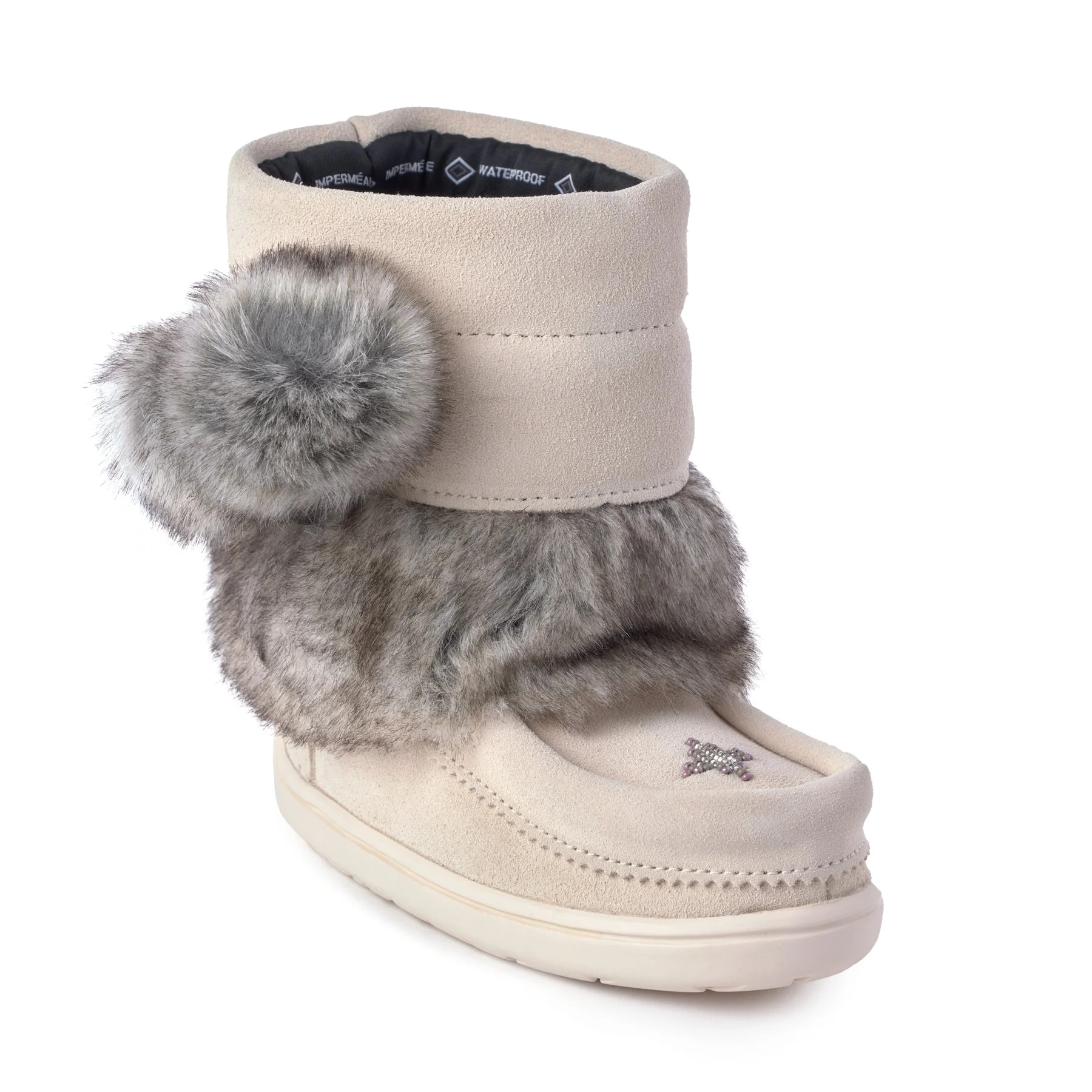Waterproof Faux Fur Child Snowy Owlet - Image 3