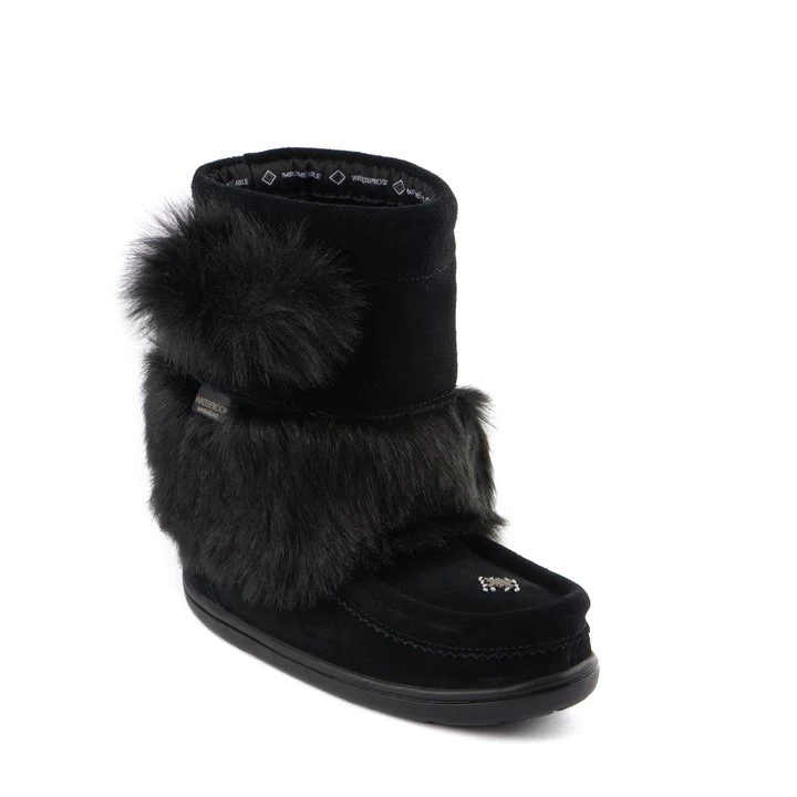 Waterproof Faux Fur Youth Snowy Owlet - Image 5