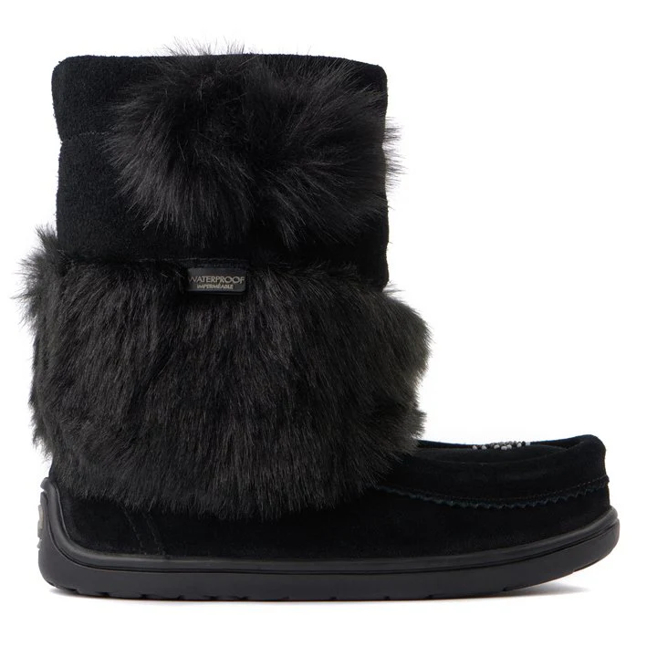 Waterproof Faux Fur Youth Snowy Owlet - Image 6